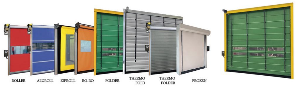 Hızlı PVC Katlanır Kapı Sarmal kapı türleri